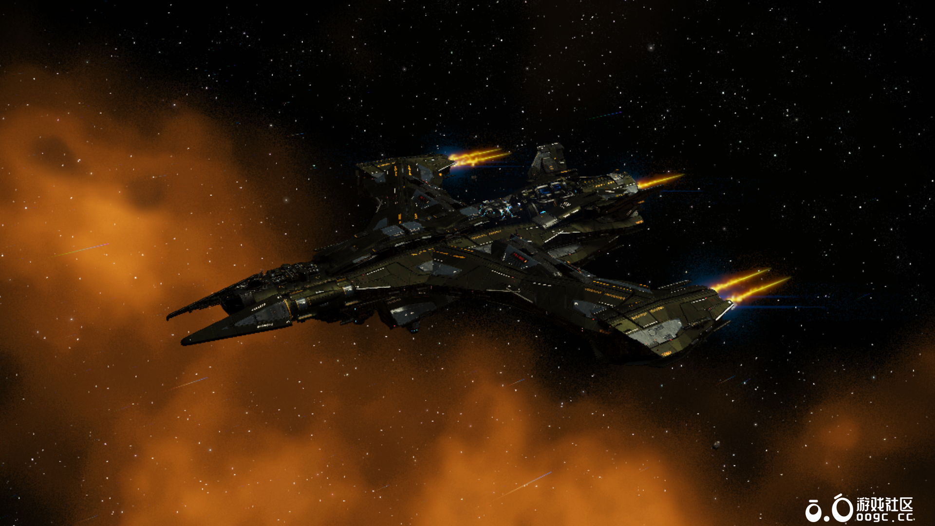 Large Angled Wing Fighter-1