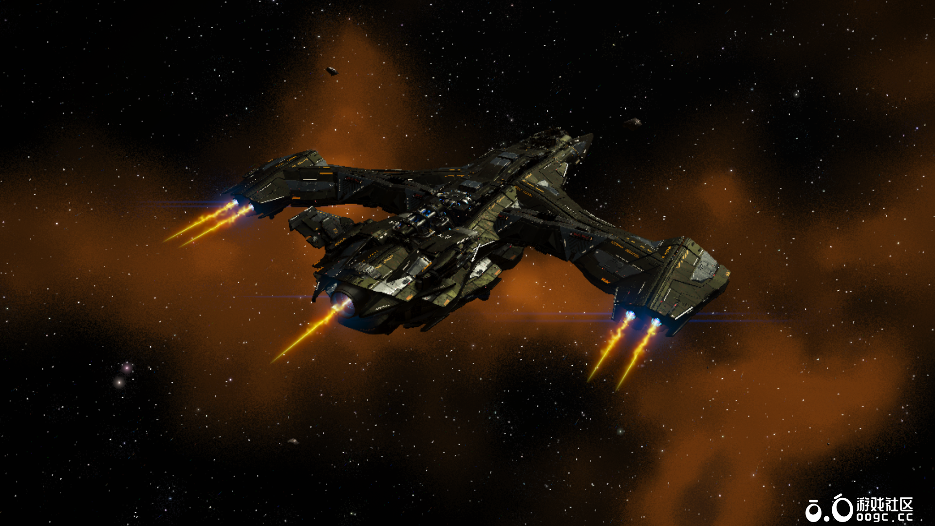Large Angled Wing Fighter-2