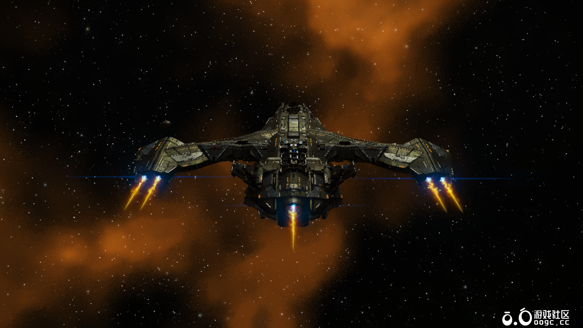 Large Angled Wing Fighter-3