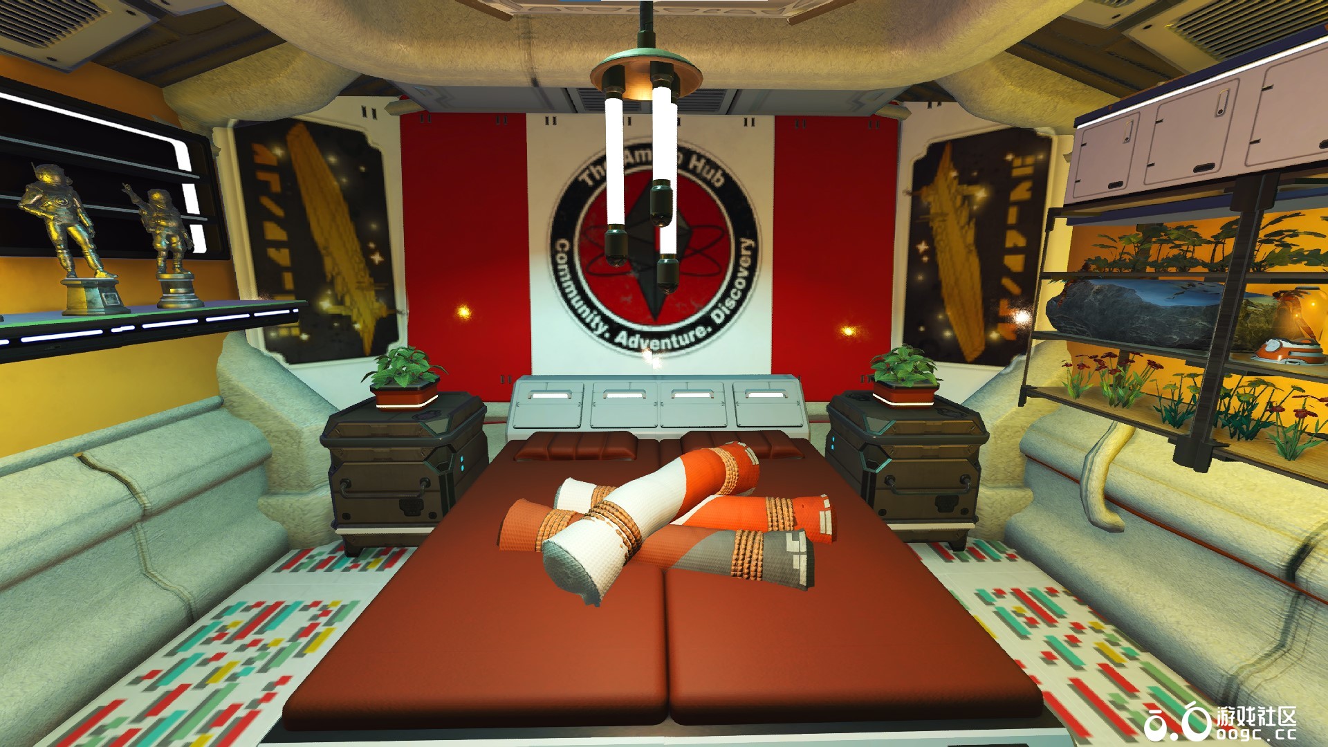 豪华温馨双人房船-7