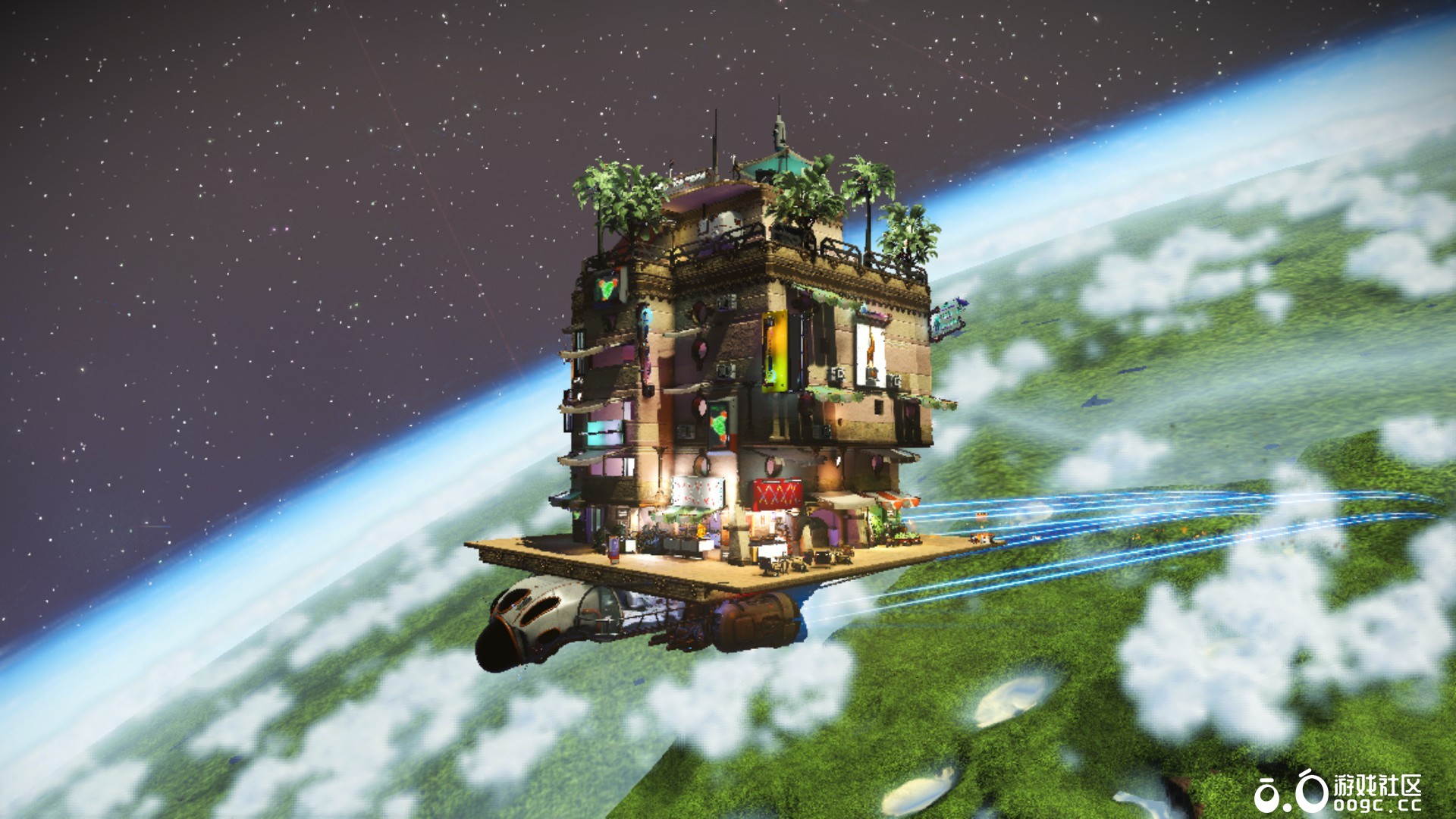 离谱但好逛！会飞的复古市井楼 ，自带老铺的浮空老城会飞的建筑。沉浸式空中烟火！-3