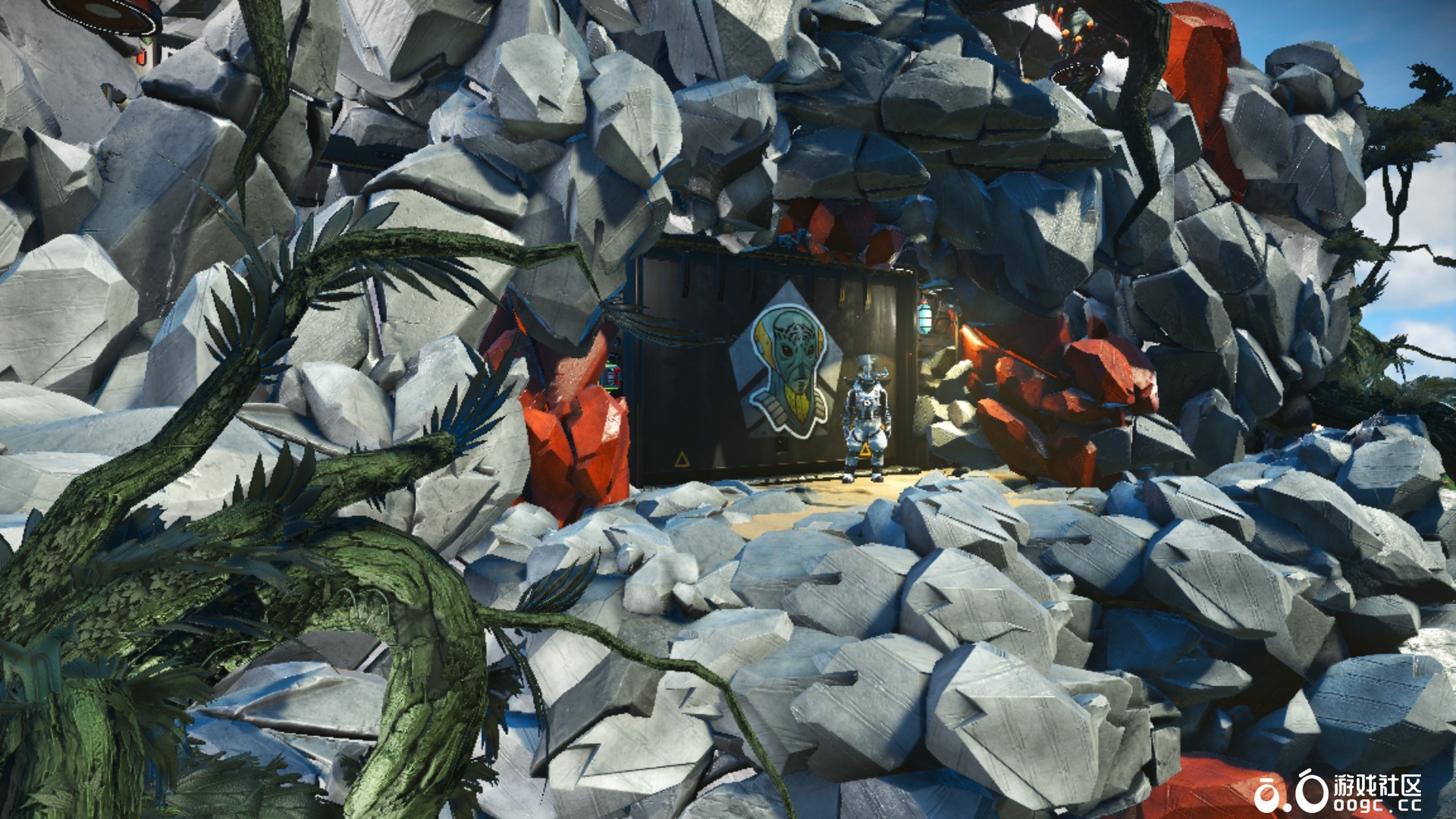 空中石山避难所！会飞的末日隐藏安全屋，天然防御 + 移动属性，生存体验拉满！-3