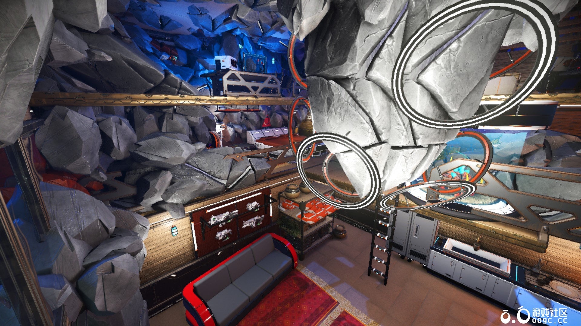 末日逃生会飞的山体！可飞行山体里的堡垒，满配生活设施的空中安全屋，绝境里的生存底气，这才是末日该有的生存牌面-6