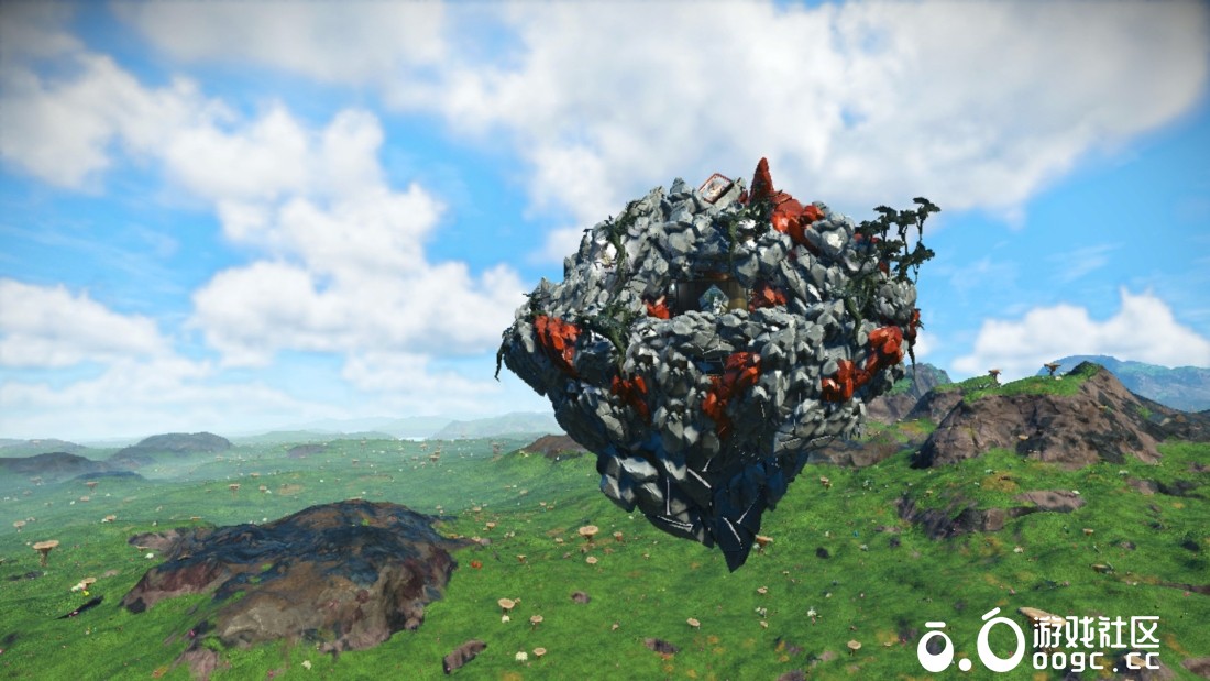 会飞的末日隐藏安全屋，空中石山避难所！-9